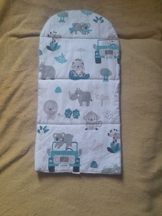 Zestaw: kokon, wkładka do kokonu,rożek, poduszka , motylek,kocyk