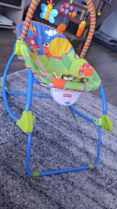 Leżaczek, kolyska Fisher price