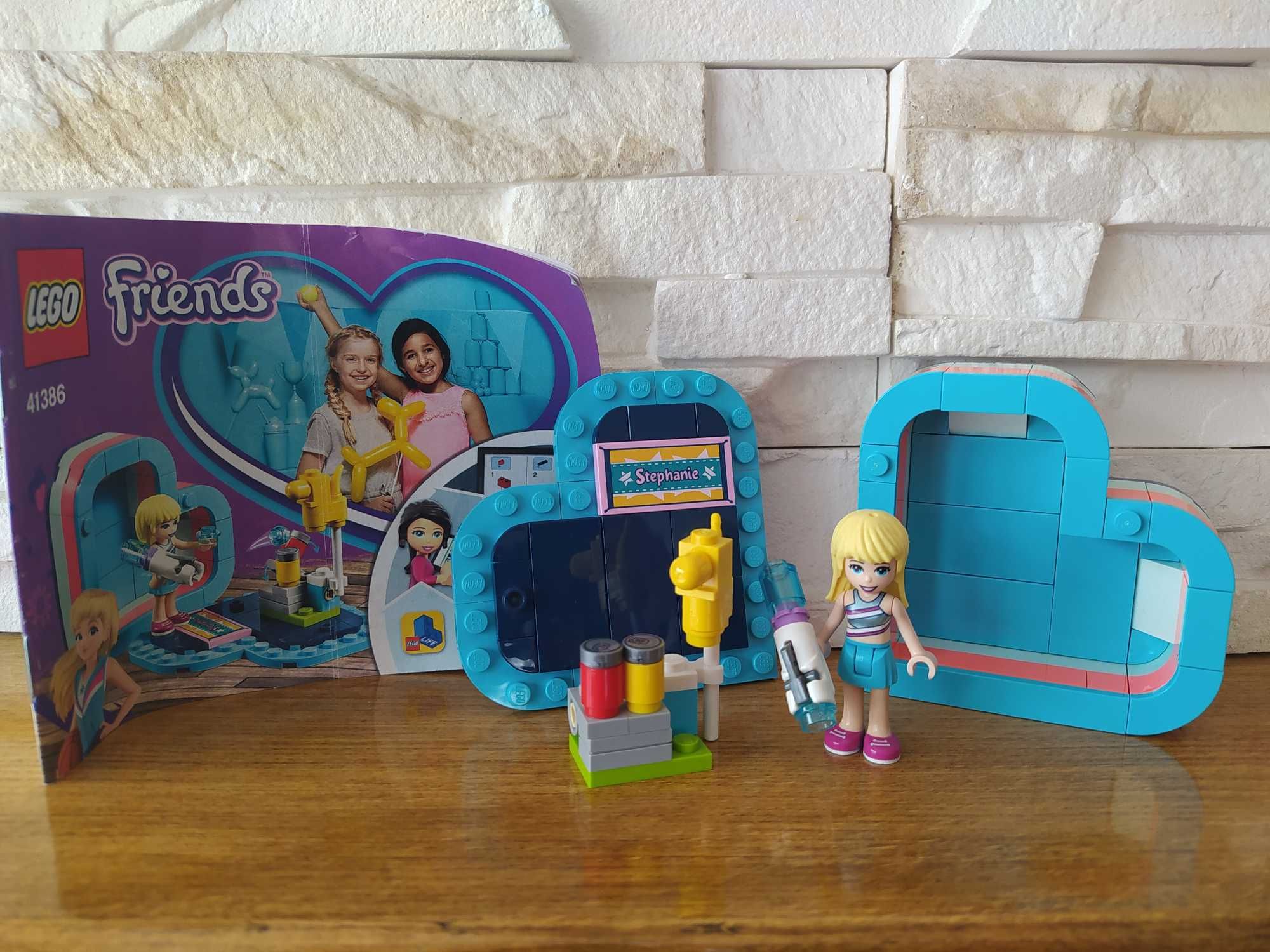 Pudełko przyjaźni Stephanie 41386 domek w kształcie serca Lego Friends