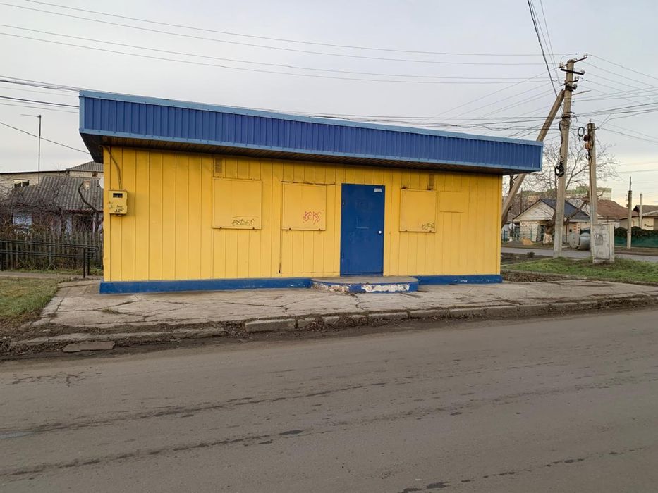 торговий павільйон «зроблений з вагону»