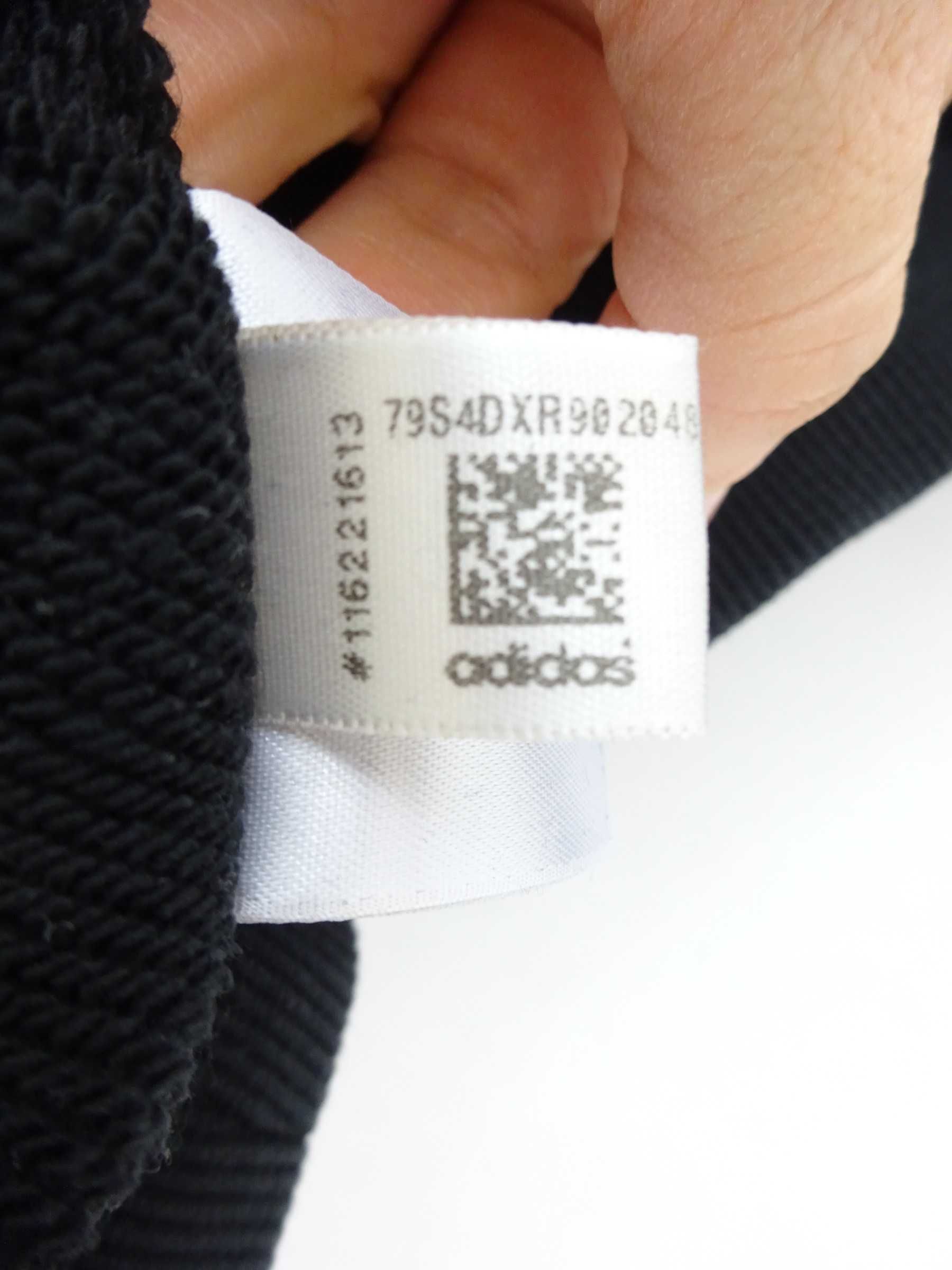 CB8 Dresowa bluza damska Adidas czarna klasyczna oversize L 40