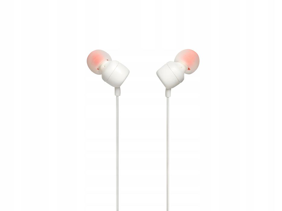 outlet jbl tune 110 jblt110wht słuchawki douszne przewodowe białe opis