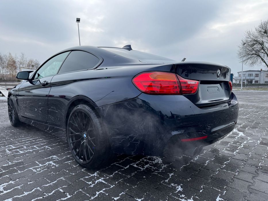 BMW Seria 4 Bmw 420 coupe harman koła 19” lekko uszkodzona!