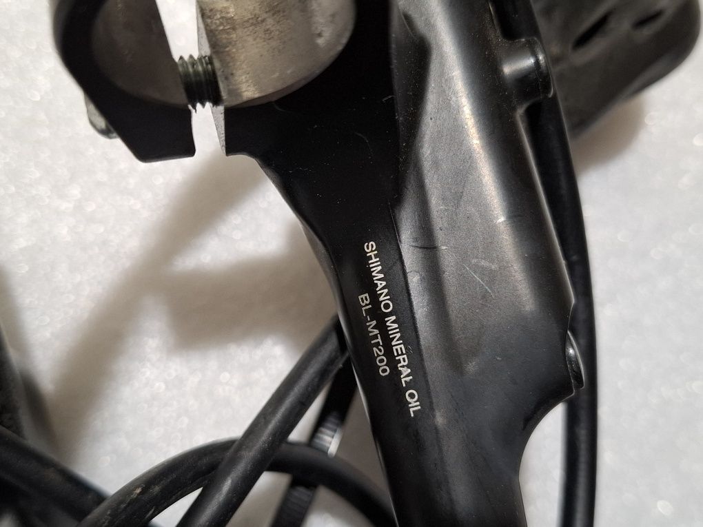 Shimano BR-MT200 Hamulce Hydrauliczne Komplet Przód Tył Hamulec