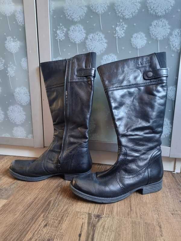 Kozaki Lasocki skóra