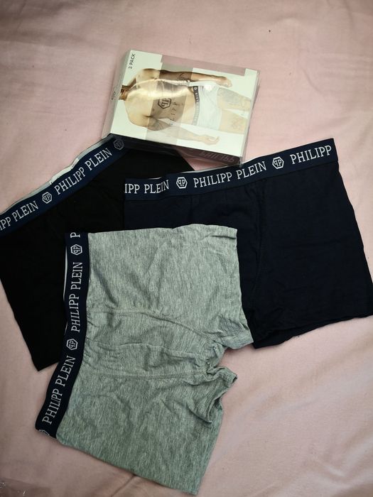 3pak bokserki męskie Karl Lagerfeld Guess Philipp Plein Dsqared