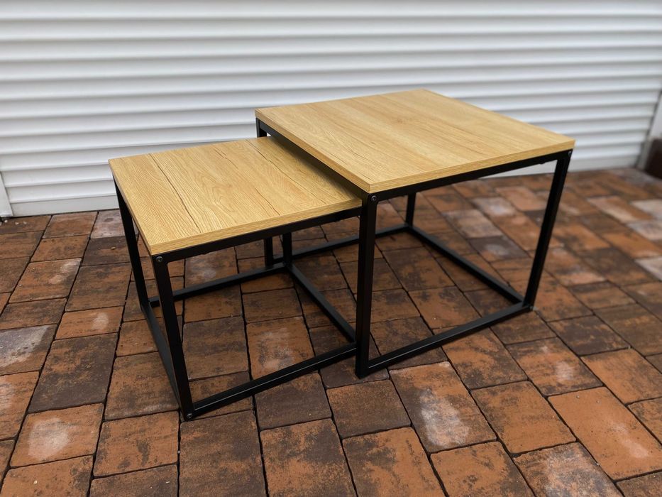 NOWY Stolik Kawowy / Ława LOFT Zestaw 2szt. Super Jakość