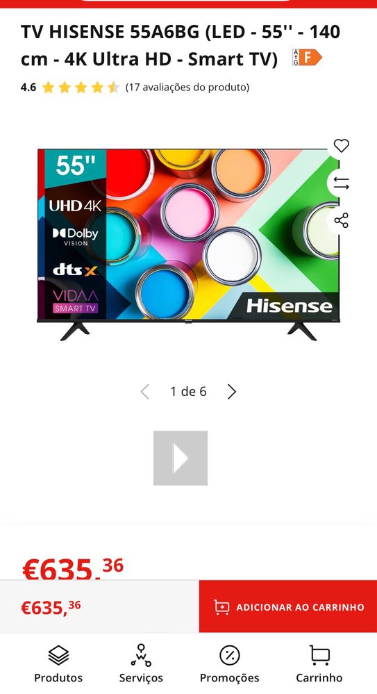 Hisense 55 inches UHD 4K TV