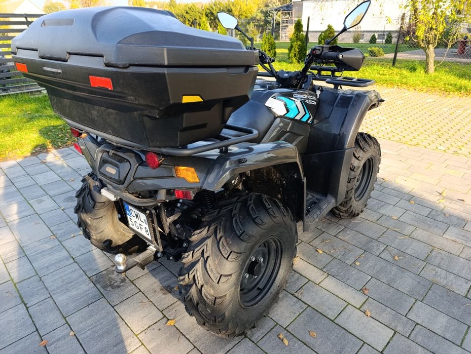 Quad CF Moto 450 i z Niemiec tylko 1600 km przebiegu zarejestrowany