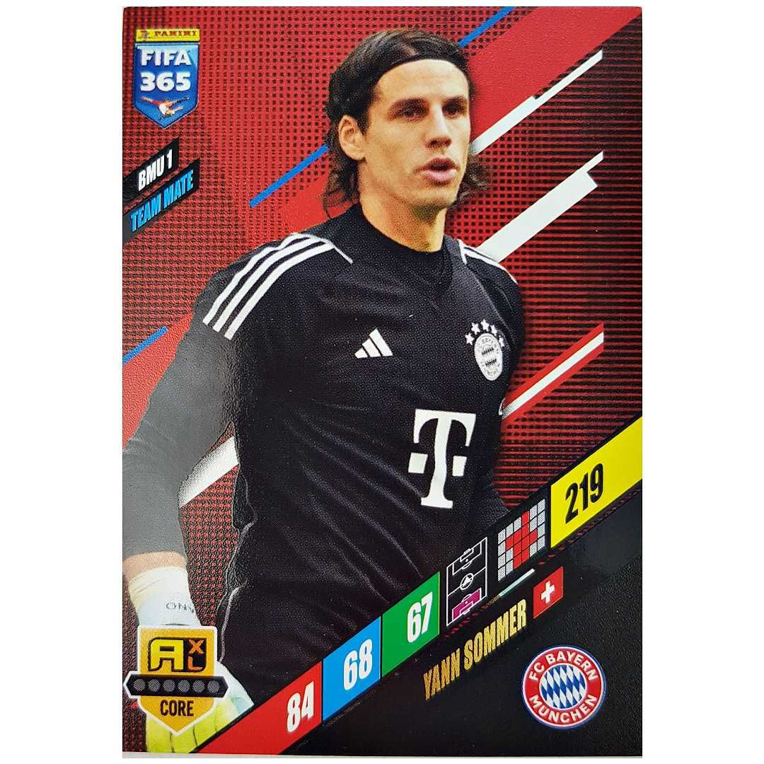 Karta Panini 2024 Fifa 365 Yann Sommer Bmu 1 Core