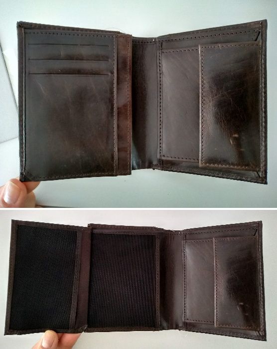 NOWY Zestaw: portfel, etui na karty (RFID), brelok, okładka na karty
