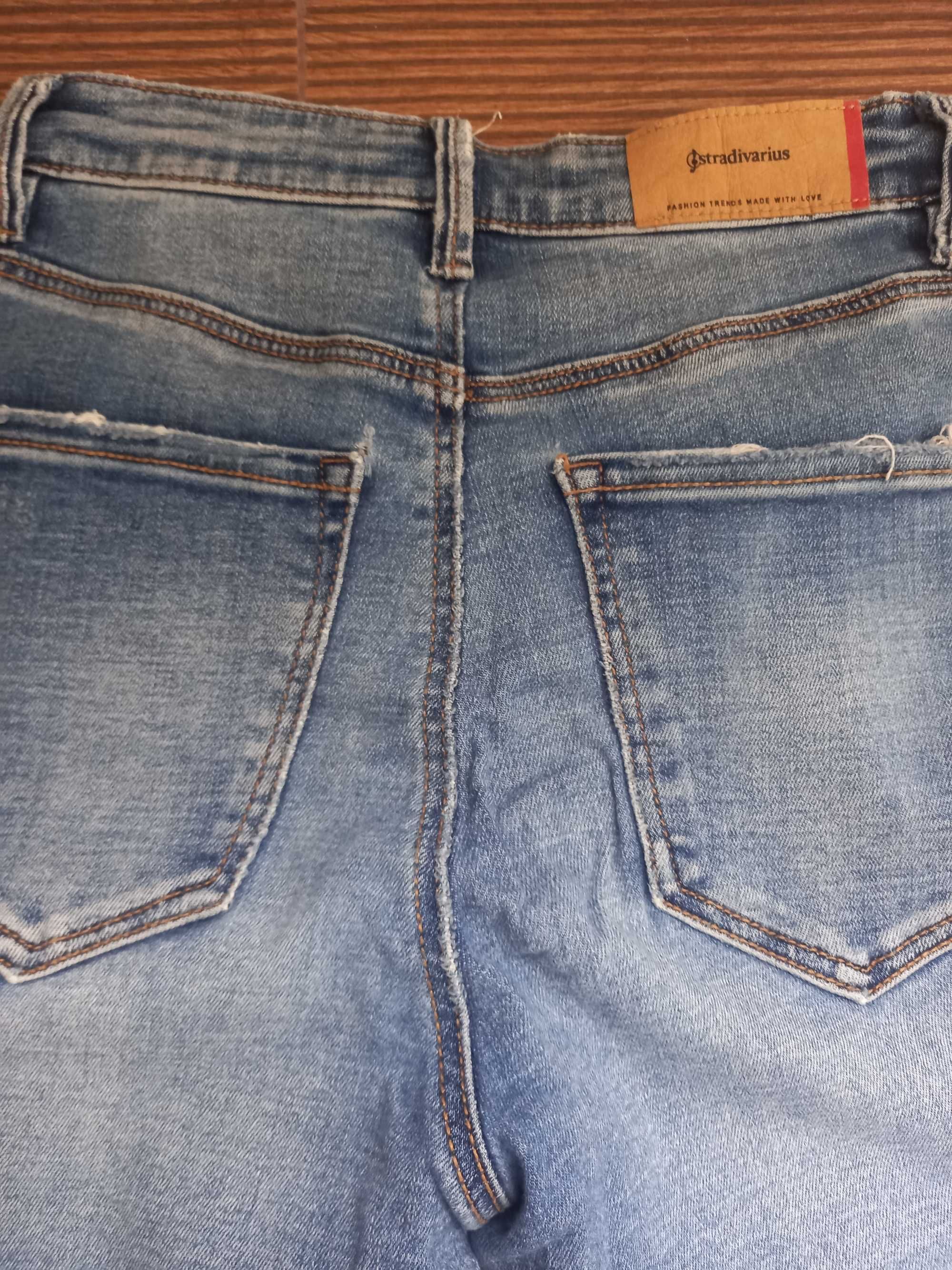 Calças Ganga skinny Stradivarius Tam 34