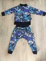 Dres chłopiec 92 bluza spodnie