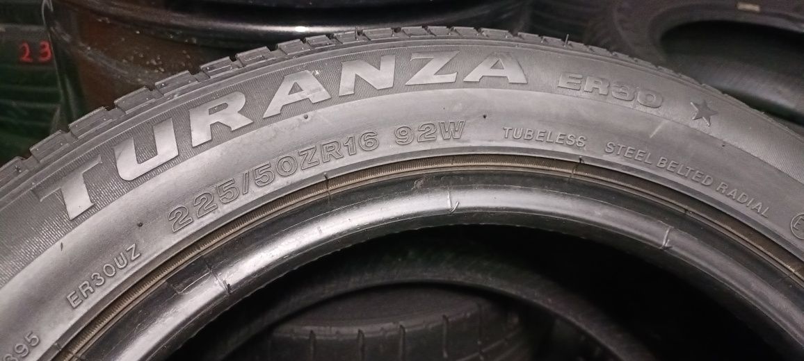 2x opony (nr.1039) 225/50ZR16 Bridgestone Turanza ER30