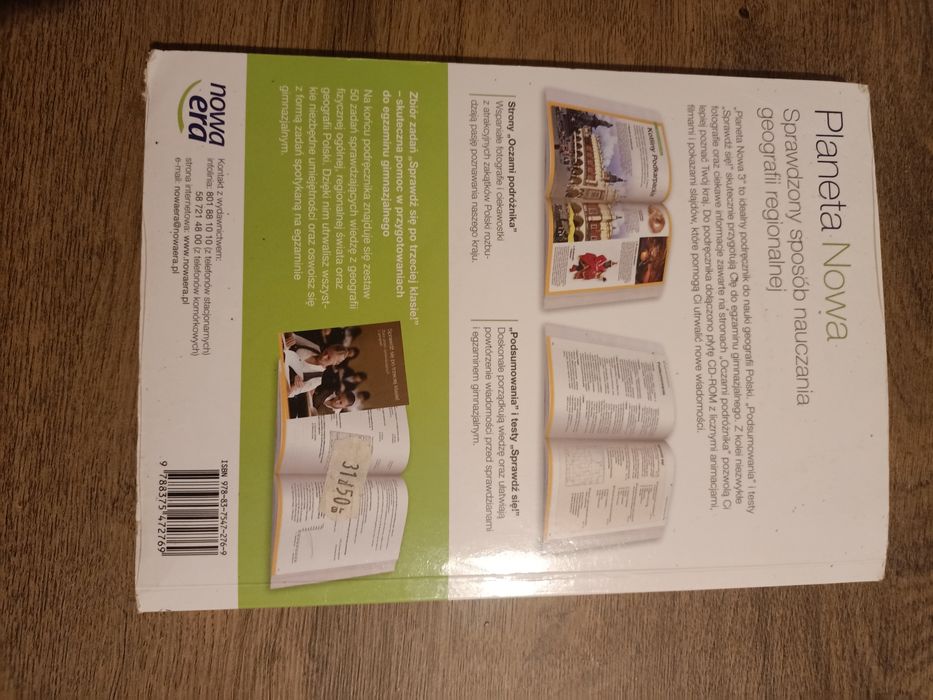 Planeta Nowa podręcznik do geografii dla klasy 3 gimnazjum. Polecam