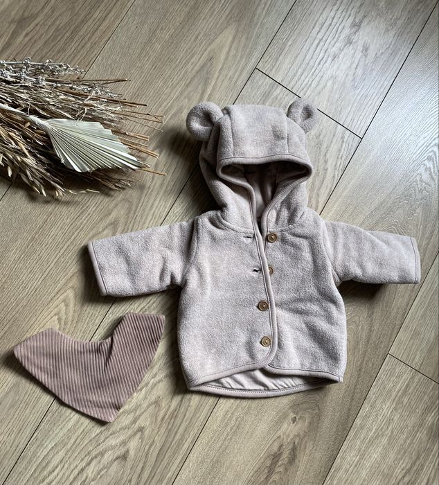 Kurteczka jesienno/wiosenna 50 H&M + chustka na szyję