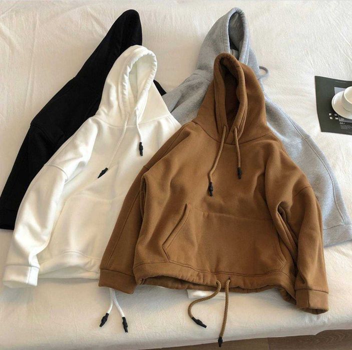 Тепле базове худі на флісі + Подарунок*