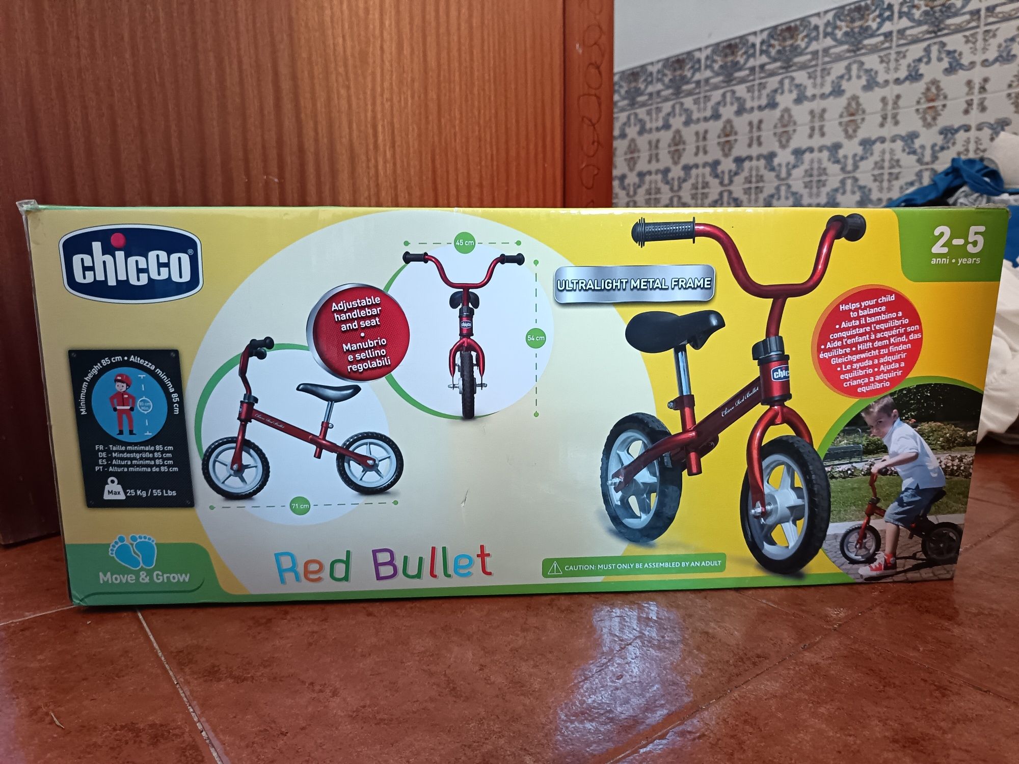 Bicicleta sem Pedais - NOVO
