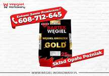 Groszek Bartex GOLD Polski Wysokokaloryczny Węgiel Workowany