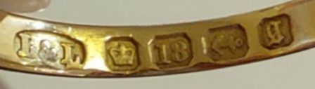 Старинное кольцо 1906г с бриллиантами