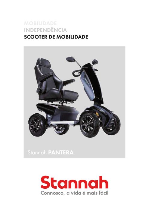 Scooter de mobilidade Pantera (Stannah) com 2 baterias novas