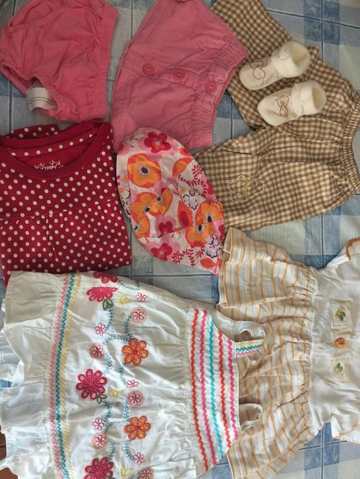 Roupa menina de 1 mês a 2 anos