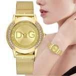 Przepiękny Luksusowy zegarek damski D&G