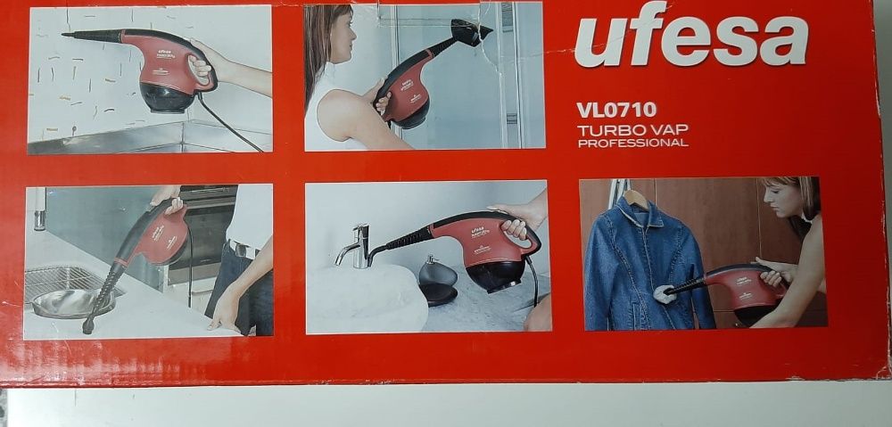 UFESA VLO710 Turbo Vap Prof limpador a vapor - novo