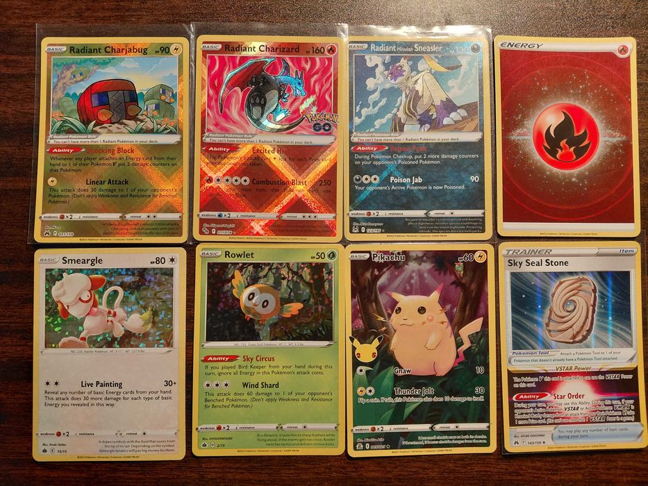Cartas Pokemon oficiais (Preços na descrição)