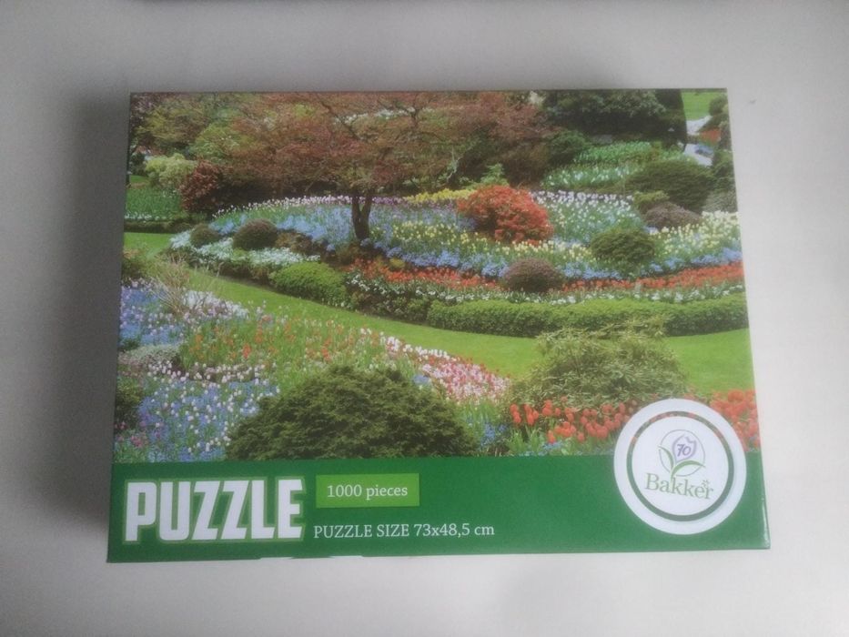 Nowe puzzle 1000 elem. Ogród