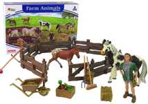 Zestaw figurek farma do złożenia zagroda pudełko,184x274 mm