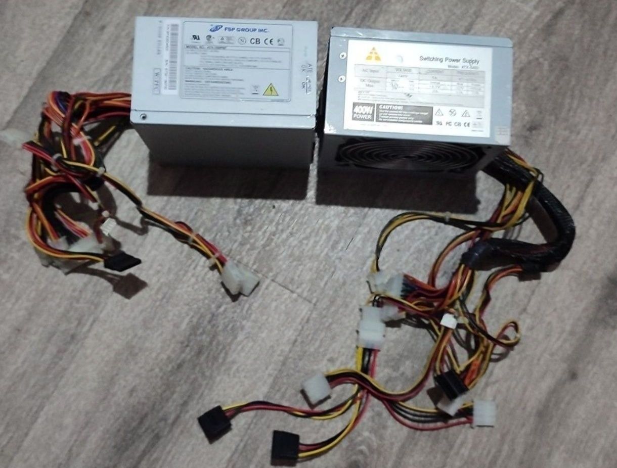 Процессор, память планки ddr2(3 шт) и блоки питания на системник