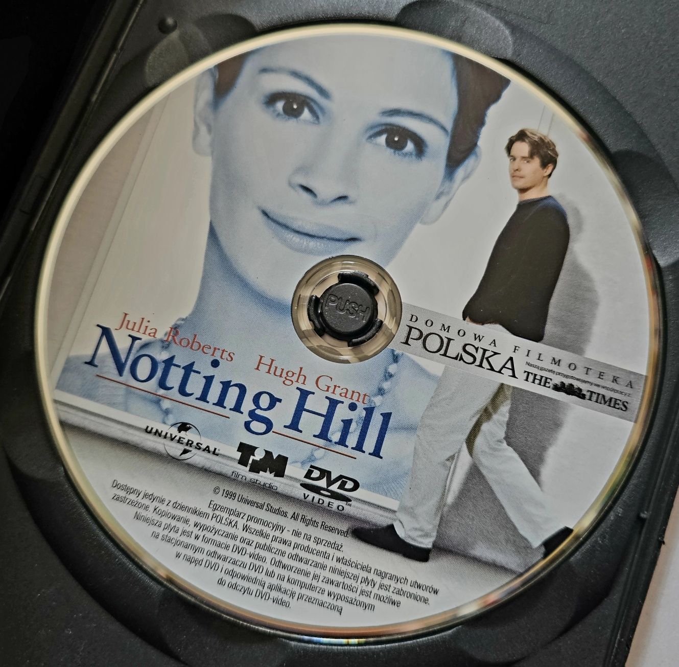 Notting Hill dvd komedia romantyczna Julia Roberts