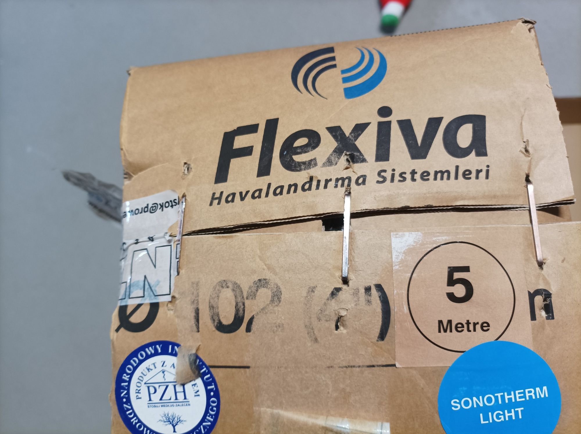 Przewód izolowany FLEXIVA sonotherm M0 102 mm - 5 m