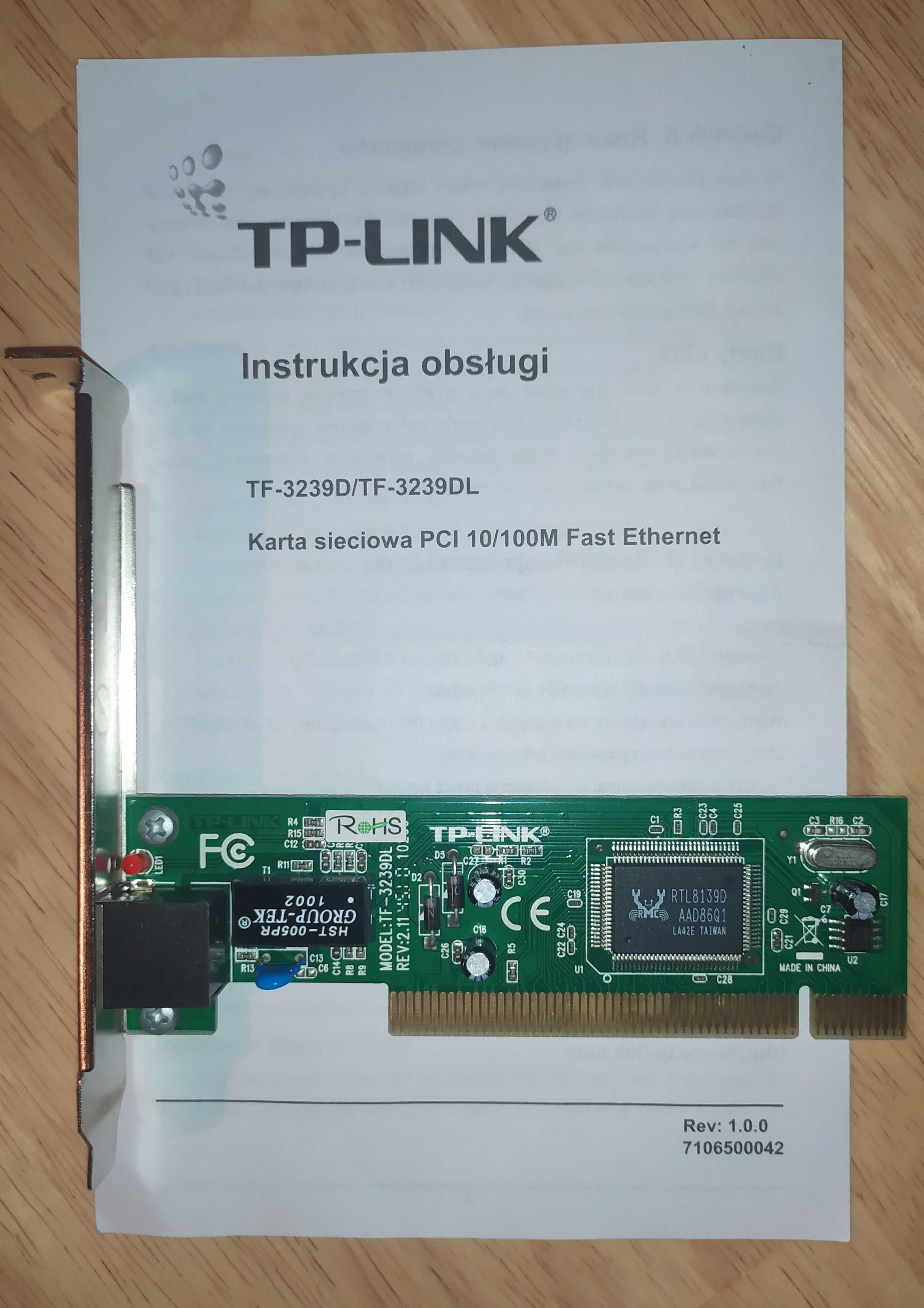 Karta sieciowa TP-LINK TF-3239DL