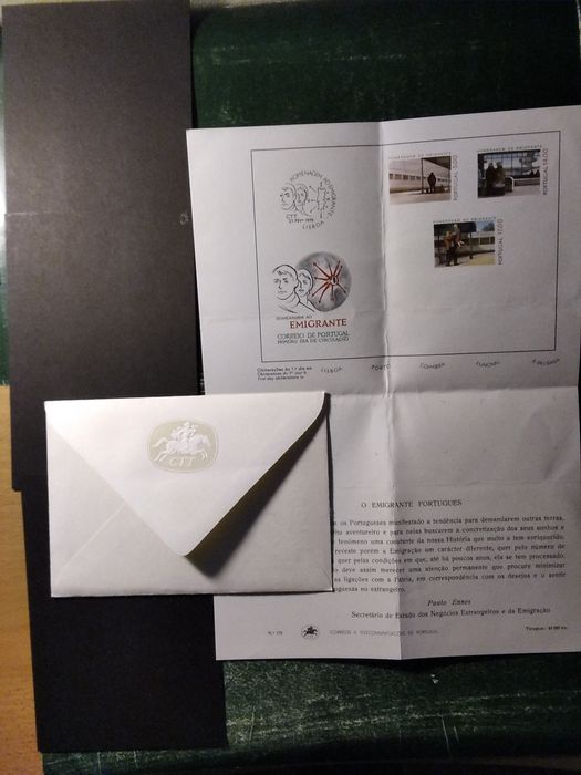 1979 FDC Homenagem Ao Imigrante Português MNH **