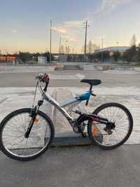 Bicicleta com suspensão airbone