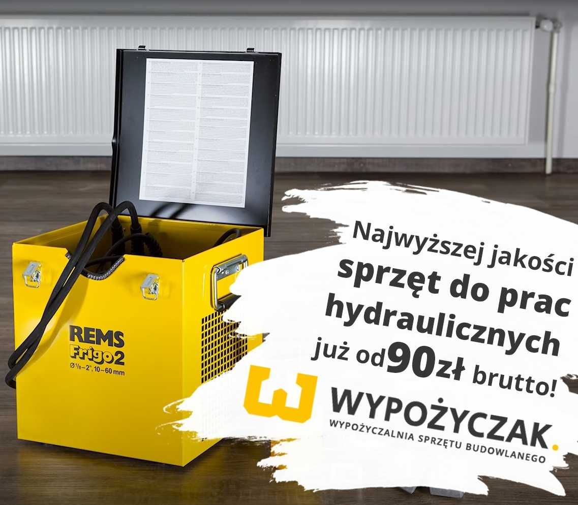 Zamrażarka / zamrażanie / gwintownica / gwintowanie rur REMS - WYNAJEM