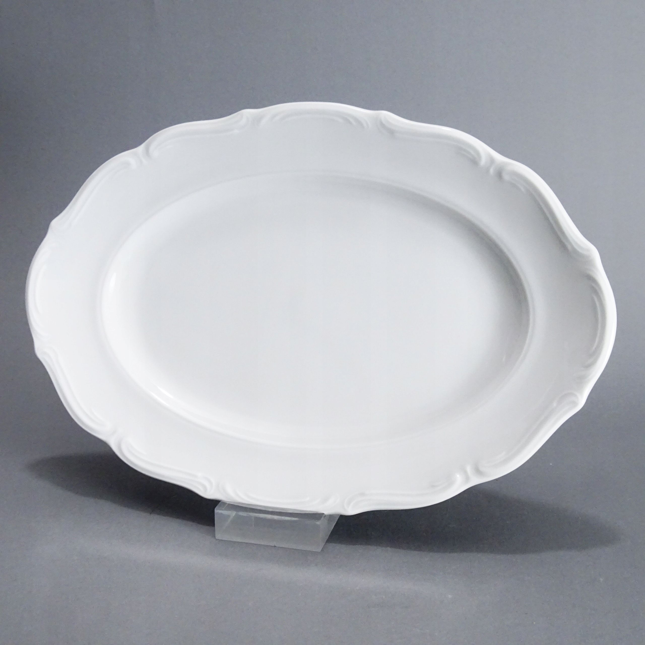 wałbrzych biały półmisek porcelanowy prl 29 cm