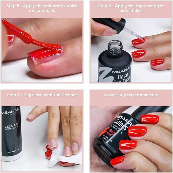 Lâmpada UV e LED 48W - Conjunto kit completo de gel para manicure