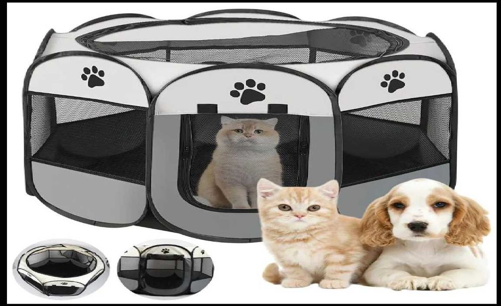 Tenda Dobravel para Caes e Gatos - Parque Portatil Exterior