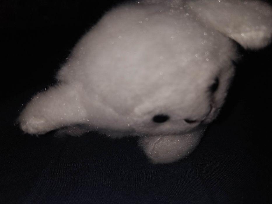 Maskotka brelok biała owieczka