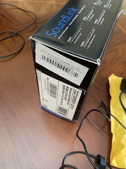 Bose soundlink speaker, нов. Комплект. Автозарядка Bose нов