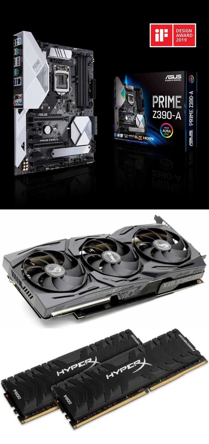 Komputer i7-8700K 3.7GHz, SSD M2 500GB, Ram 32GB, Asus GTX 1660 Ti 6GB