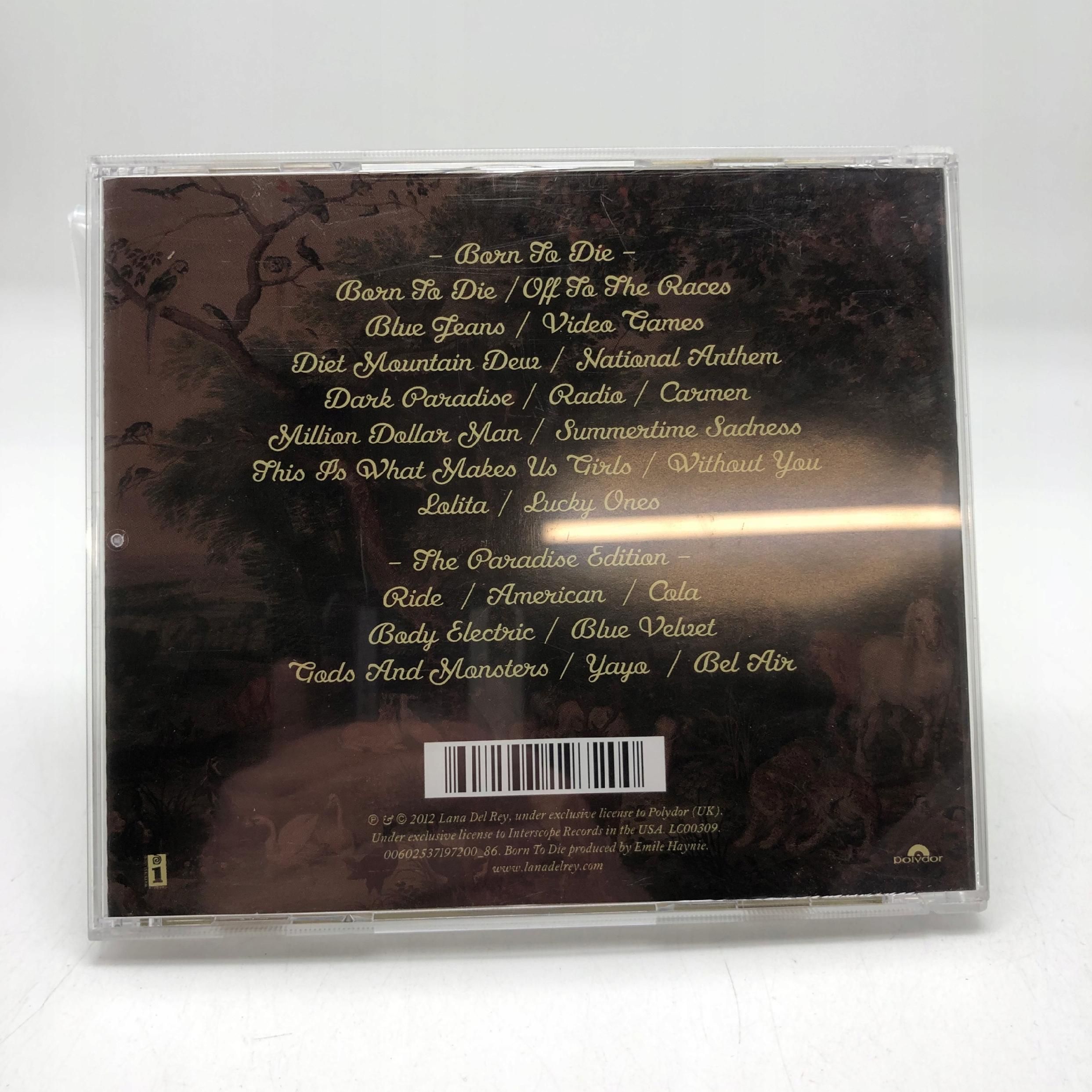 cd - lana del rey - born to die (the paradise edition) 2012