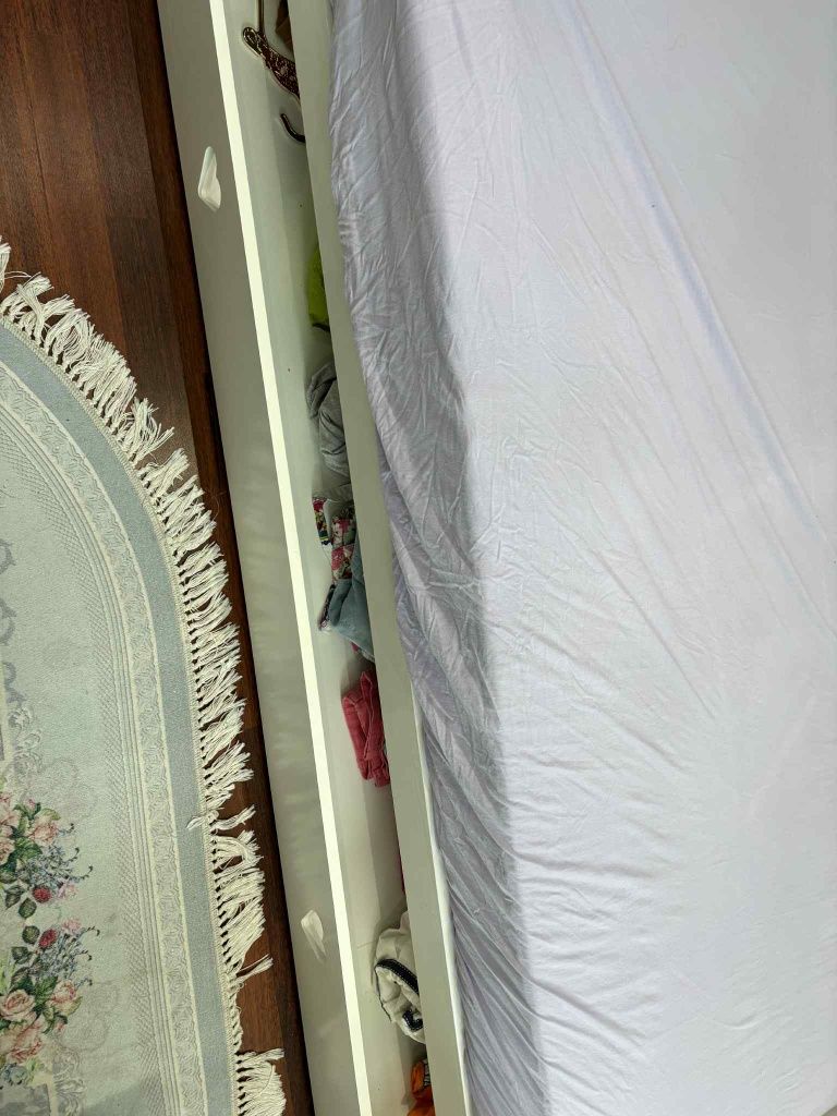 Łóżko dziecięce białe Rozmiar 184×90