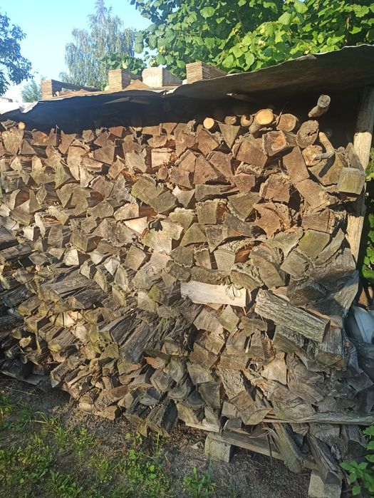 Drzewo opałowe suche akacja i lipa