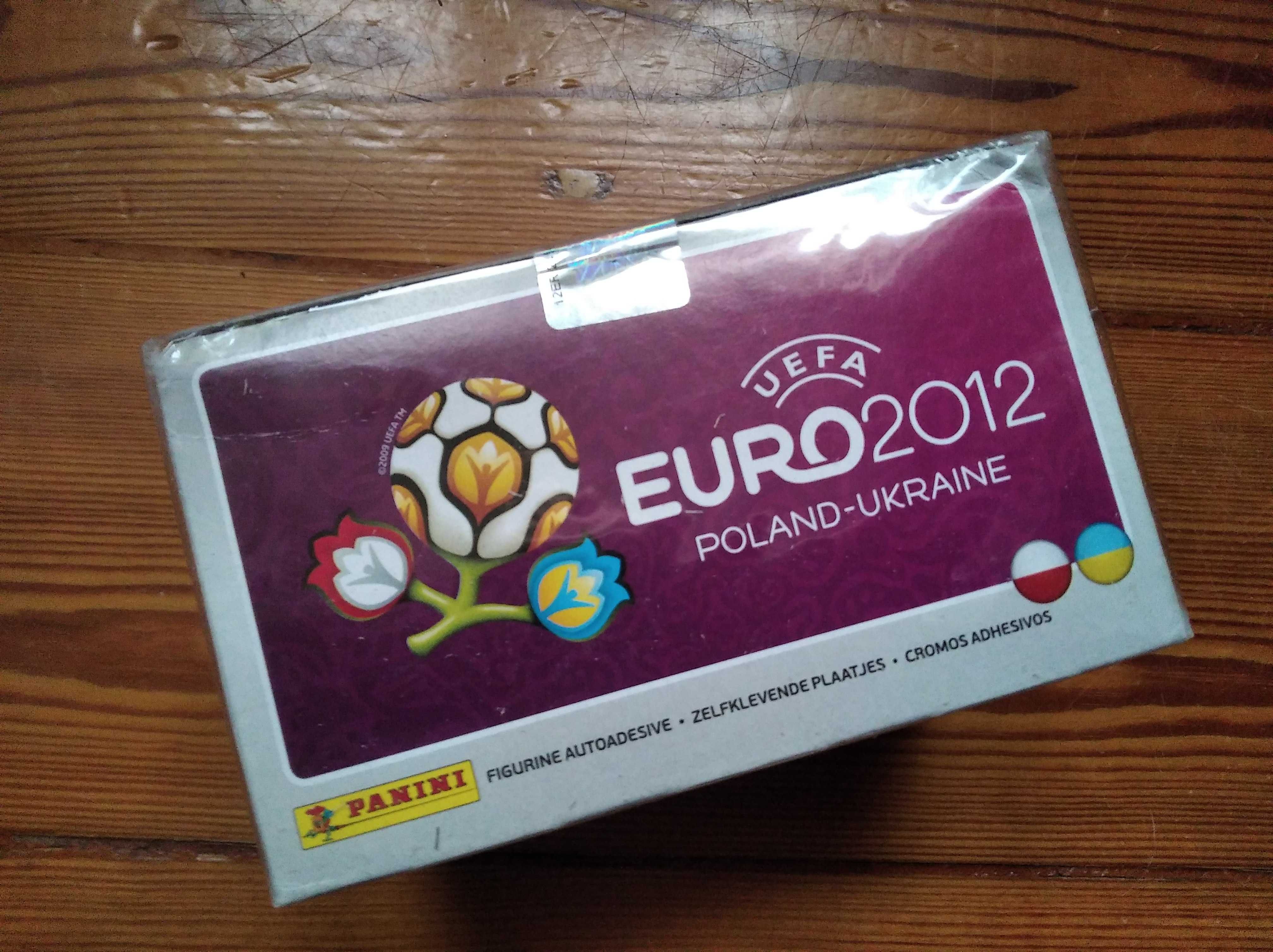 Panini Euro 2012 Polska box 100 saszetek, saszetki naklejki nowy folia