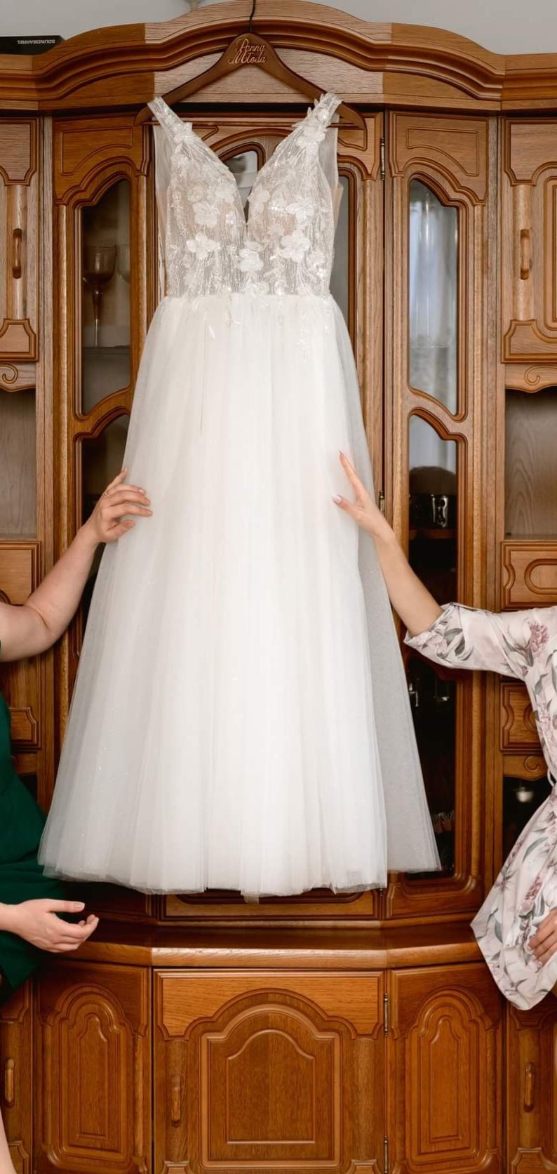 Suknia Ślubna xs 34 iterka A ecru, śmietankowa biel