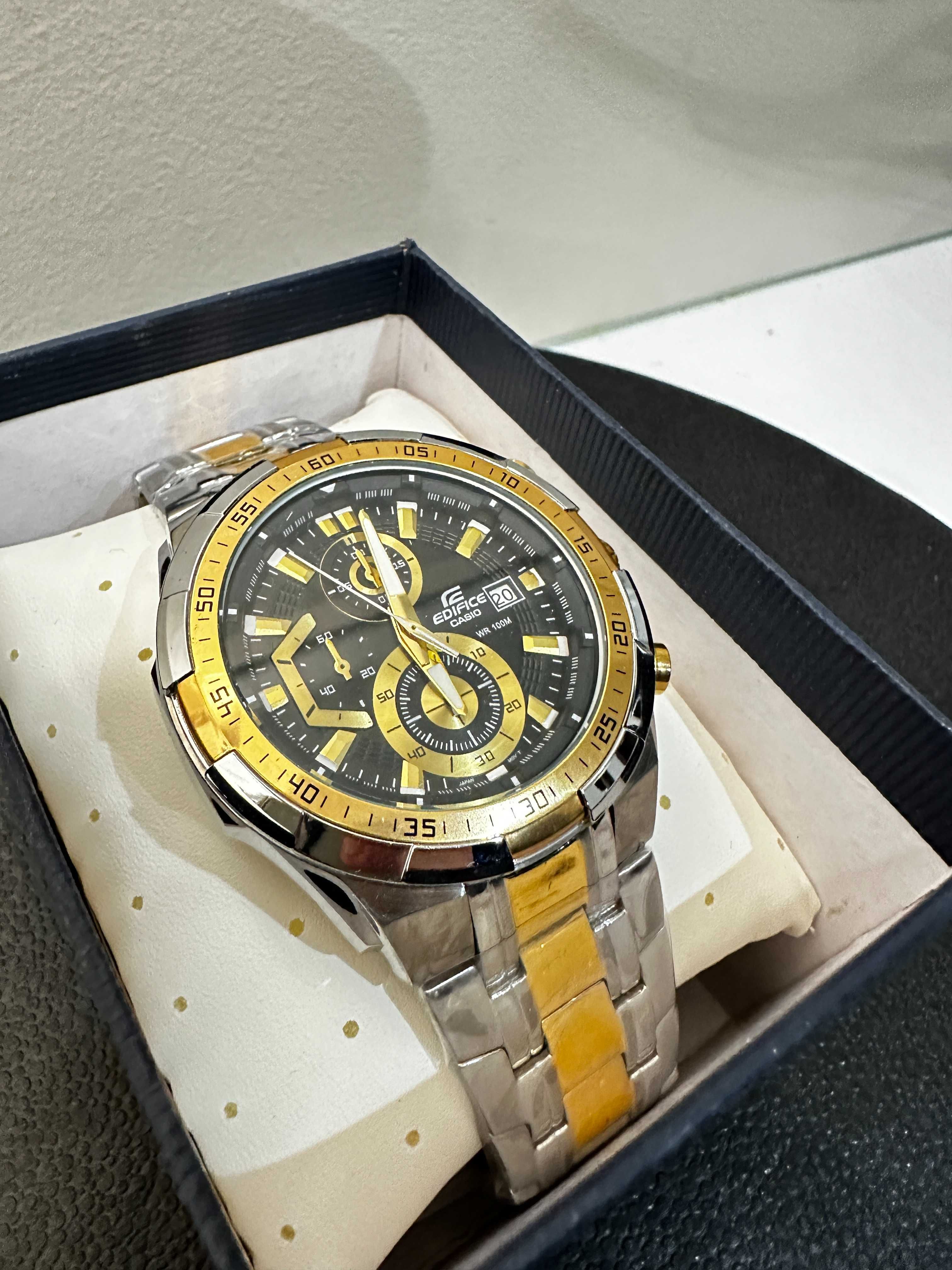 Zegarek Casio EFR-539SG-1A, nowy, zapakowany w oryginalny box-Okazja!